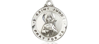 Sterling Silver Saint Jude Medal Religious and Catholic Jewelry