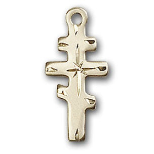 Gold-Filled Greek Orthadox Cross Pendant
