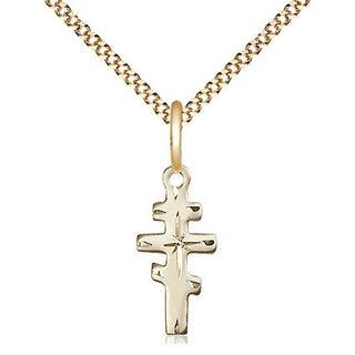 Gold-Filled Greek Orthadox Cross Pendant
