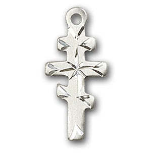 Sterling Silver Greek Orthadox Cross Pendant