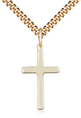14kt Gold Filled Cross Medal Catholic Jewelry