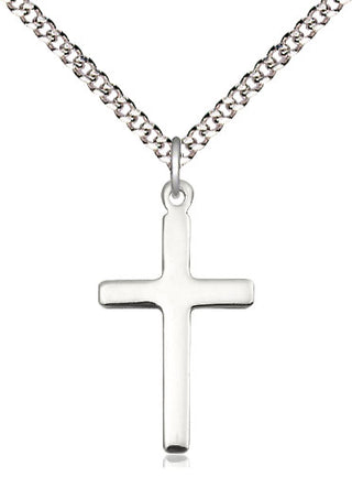 Pewter Cross Medal Catholic Jewelry