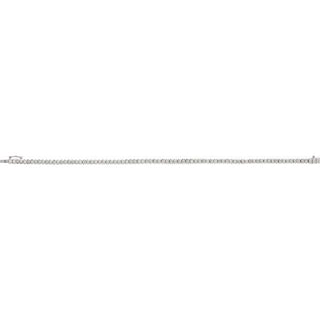 14K White 2 CTW Natural Diamond Line 7" Bracelet