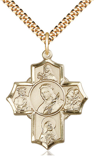14kt Gold Filled Philomena Theresa Rita Antony Jude Medal Catholic Jewelry