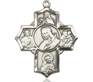 Sterling Silver Philomena Theresa Rita Antony Jude Medal Catholic Jewelry