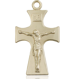 14kt Gold Filled Celtic Crucifix Medal