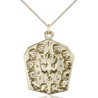 14kt Gold Apostles Medal