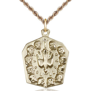 14kt Gold Apostles Medal