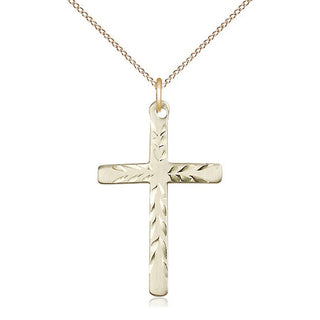 14kt Gold Cross Medal