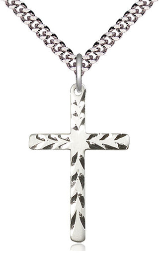 Sterling Silver Cross Medal Catholic Jewelry