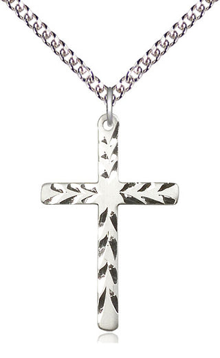 Sterling Silver Cross Medal Catholic Jewelry
