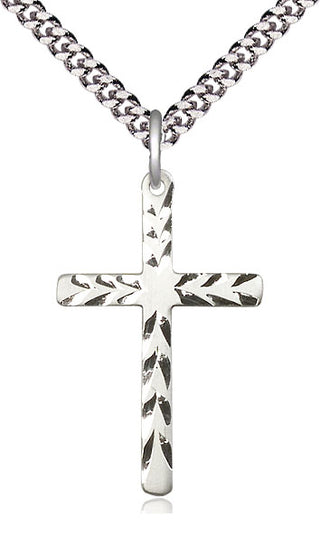 Sterling Silver Cross Medal Catholic Jewelry