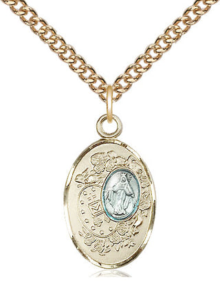 14kt Gold Miraculous Medal
