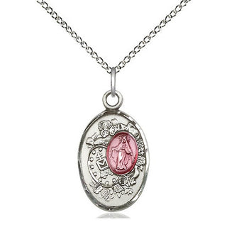 Sterling Silver Miraculous Medal Religious Jewelry