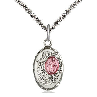 Sterling Silver Miraculous Medal Religious Jewelry