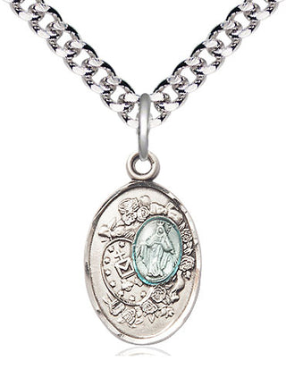 Pewter Miraculous Medal Religious Jewelry