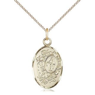 14kt Gold Filled Miraculous Medal Religious Jewelry