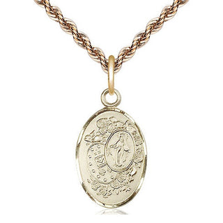 14kt Gold Filled Miraculous Medal Religious Jewelry