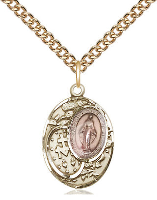 14kt Gold Miraculous Medal