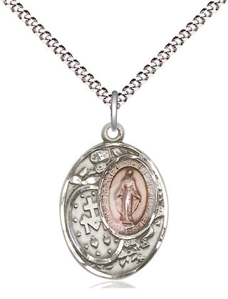 Sterling Silver Miraculous Medal Religious Jewelry