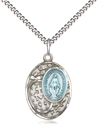 Pewter Miraculous Medal Religious Jewelry