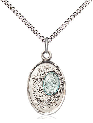 Sterling Silver Miraculous Medal Religious Jewelry