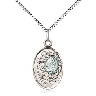 Sterling Silver Miraculous Medal Religious Jewelry