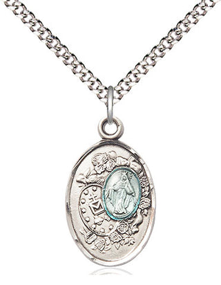 Sterling Silver Miraculous Medal Religious Jewelry