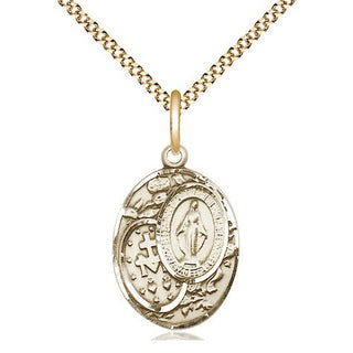 14kt Gold Filled Miraculous Medal Religious Jewelry