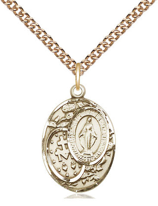 14kt Gold Filled Miraculous Medal Religious Jewelry