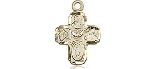 14kt Gold 5-Way Medal