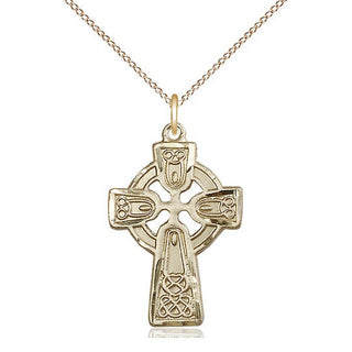 14kt Gold Celtic Cross Medal