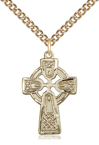 14kt Gold Celtic Cross Medal