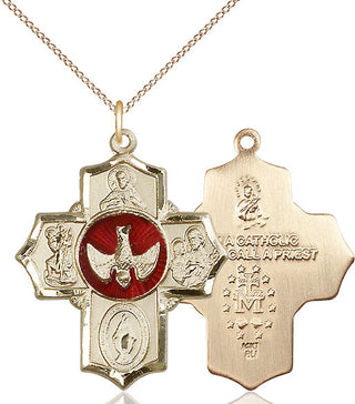 14kt Gold 5-Way Medal