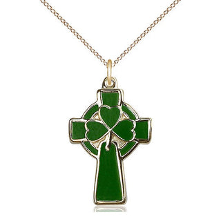 14kt Gold Celtic Cross Medal