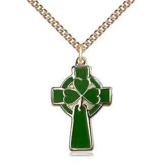 14kt Gold Celtic Cross Medal