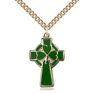 14kt Gold Celtic Cross Medal