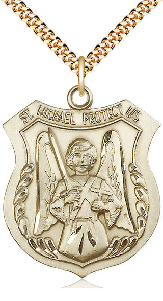 14kt Gold Filled Saint Michael the Archangel Medal Catholic Jewelry