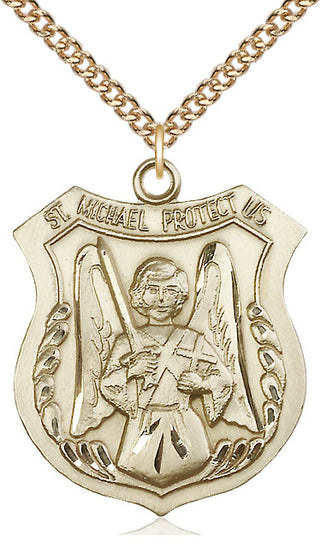 14kt Gold Filled Saint Michael the Archangel Medal Catholic Jewelry