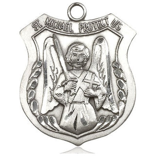 Sterling Silver Saint Michael the Archangel Medal Catholic Jewelry