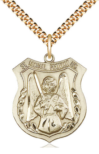 14kt Gold Filled Saint Michael the Archangel Medal Catholic Jewelry