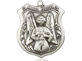 Sterling Silver Saint Michael the Archangel Medal Catholic Jewelry