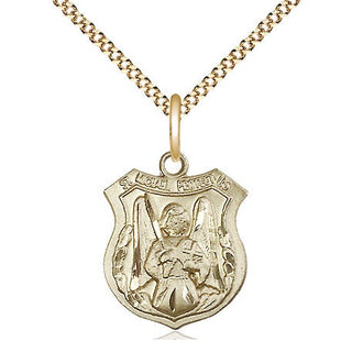 14kt Gold Filled Saint Michael the Archangel Medal Religious Jewelry
