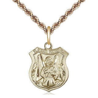 14kt Gold Filled Saint Michael the Archangel Medal Religious Jewelry