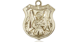 14kt Gold Saint Michael the Archangel Medal