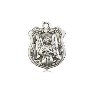 Sterling Silver Saint Michael the Archangel Medal Religious Jewelry