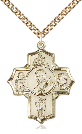 14kt Gold Filled Philomena Vian Bos Jude Gerard Medal Catholic Jewelry