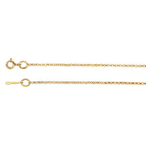 16-inch Rolo Chain with Spring Ring - 14K Yellow Gold
