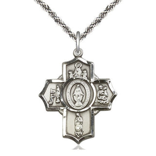 Sterling Silver Apparitions Medal Catholic Jewelry