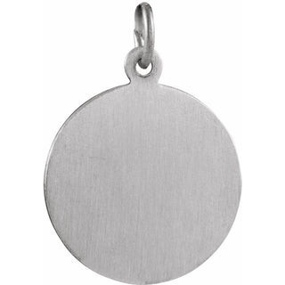 Sterling Silver 15 mm St. Lucy Medal  